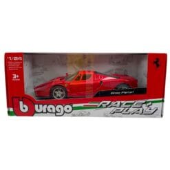Alternative view of Model Bburago 1/24 Ferrari Enzo 2002 Red