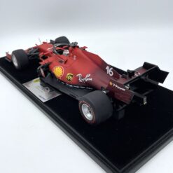 Alternative view of F1 model Looksmart 1/18 Ferrari SF21 No.16 Bahrain GP 2021 Charles Leclerc