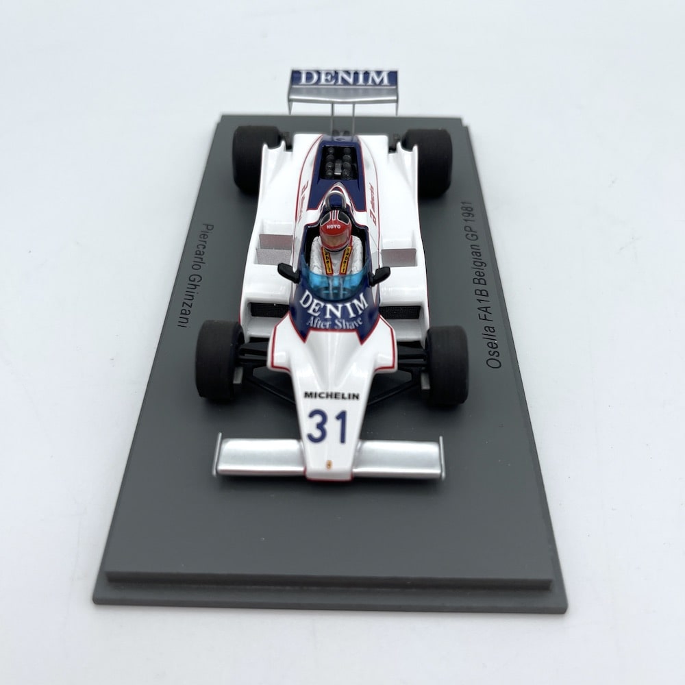 1/43 Spark Osella Fa1B 1981 F1 British Gp 32 Jean-Pierre