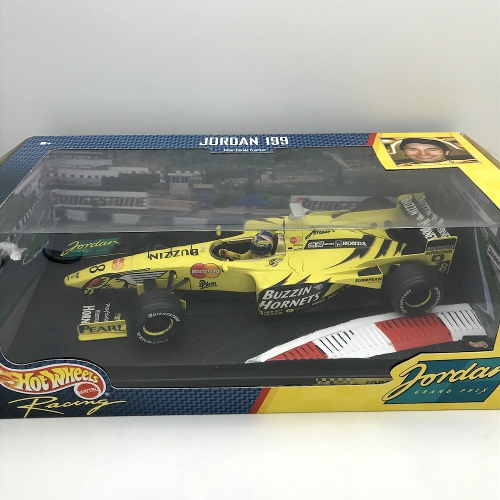 ミニカー Hot Wheels Jordan F1 Car 1/18 Hot Wheels 2000 Heinz-Harald Frentzen Jordan EJ11 1:18