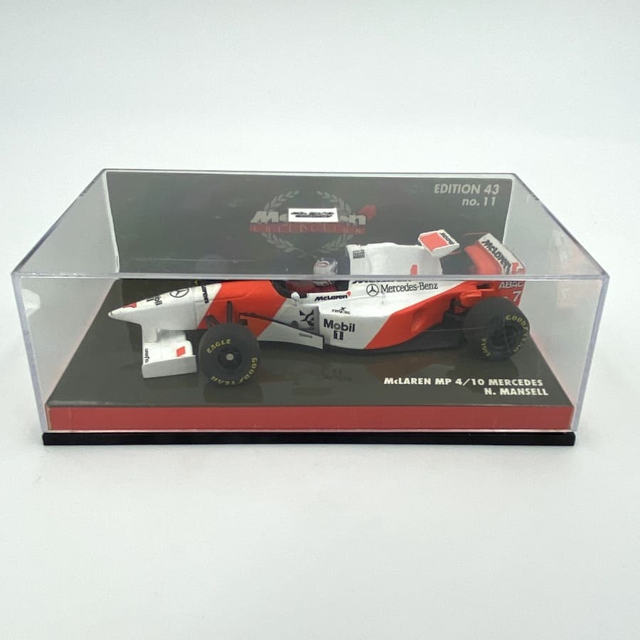 MINICHAMPS 1 43 F1 McLaren Mp4/10 MERCEDES Nigel Mansell for sale online |  eBay
