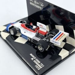 Alternative view of F1 model Minichamps 1/43 March Ford 751 1975 M. Donohue