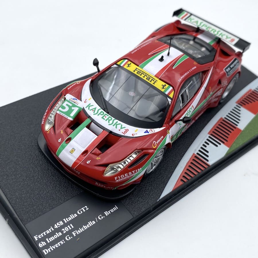 Model Car Atlas Ex Magazine 1/43 Ferrari 458 Italia GT2 6h