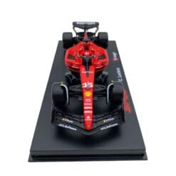 Alternative view of Bburago signature F1 model 1/43 Ferrari F1 SF-23 2023 Charles Leclerc