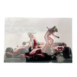 Photograph Ferrari final places 1st-2nd 49.5x29.5cm