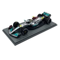 F1 model Spark 1/43 Mercedes AMG F1 W13 2nd French GP 2022 #44 L. Hamilton