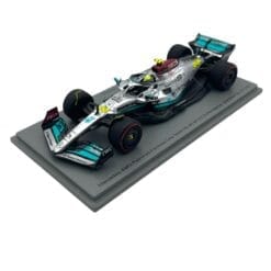 F1 model Spark 1/43 Mercedes W13 2nd Brazilian Gp Lewis Hamilton w/pit