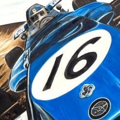 Alternative view of Enamel on canvas "Matra" 97x120cm