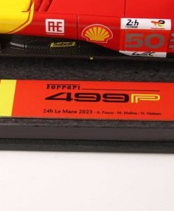Model Car BBR Models 1/18 Ferrari 499P #50 Pole Lap 24h Le