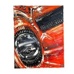 Enamel on canvas "Miura" 24x30cm