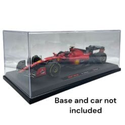 Showcase display case plexiglass x Bburago 1/18 Ferrari & Red Bull 33.20x17x12.8 cm
