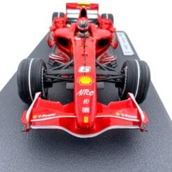 Alternative view of Hotwheels F1 model Hotwheels 1/18 Ferrari F2007 #6 K. Raikkonen