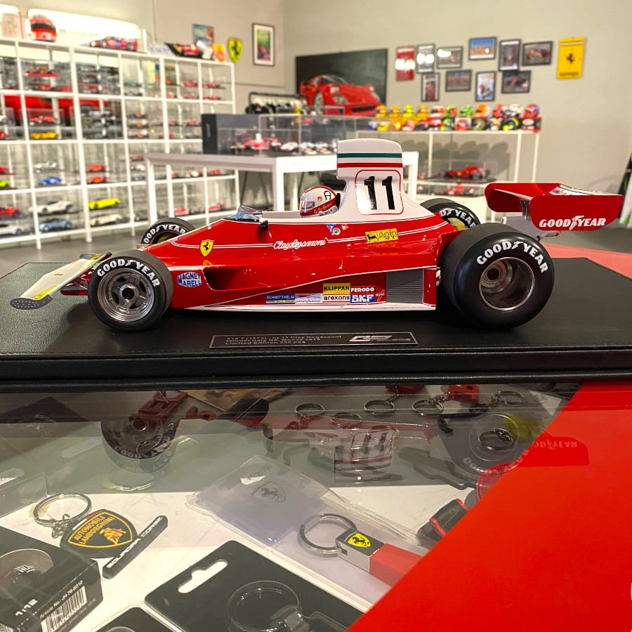 Modellino F1 GP Replicas 1/12 Ferrari 312 T Winner Italy GP Monza 1975 #11  w/driver C. Regazzoni | Motorsport Maranello