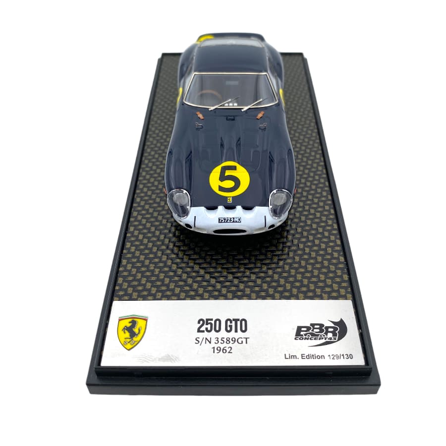 BBr Model Car 1/43 Ferrari 250 GTO 1962 S/N 3589 GT Tourist Trophy #5 |  Motorsport Maranello