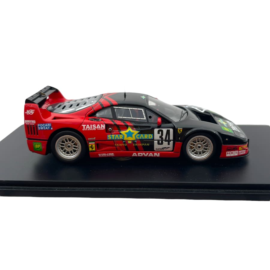 Model Car Ebbro 1/43 Ferrari F40 Taisan Star Card JGTC 1995