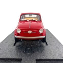 Alternative view of Model Car Kyosho 1/18 Fiat 500 D Cabriolet Open 1960 Red