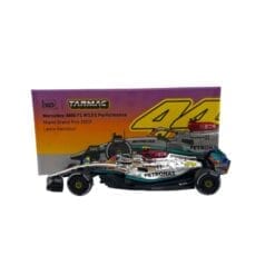 Alternative view of F1 model Tarmac Global64 1/64 Mercedes AMG F1 W13 E-Performance Miami GP 2022 #44 L. Hamilton