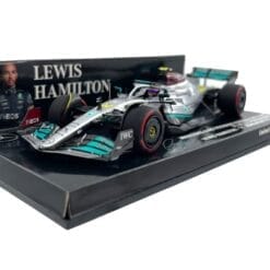 F1 model Minichamps 1/43 Mercedes-AMG Petronas Formula One Team F1 W13 E Performance 2nd Hungarian GP 2022 #44 L. Hamilton