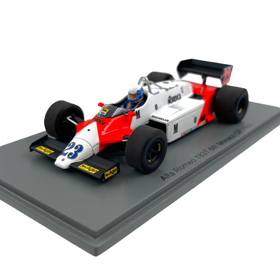 Model F1 Spark 1/43 Alfa Romeo 183T 6th Monaco GP 1983 #23 M