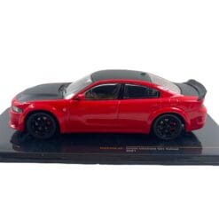 Alternative view of Model Car Ixo Models 1/43 Dodge Charger SRT Hellcat 2021 Red