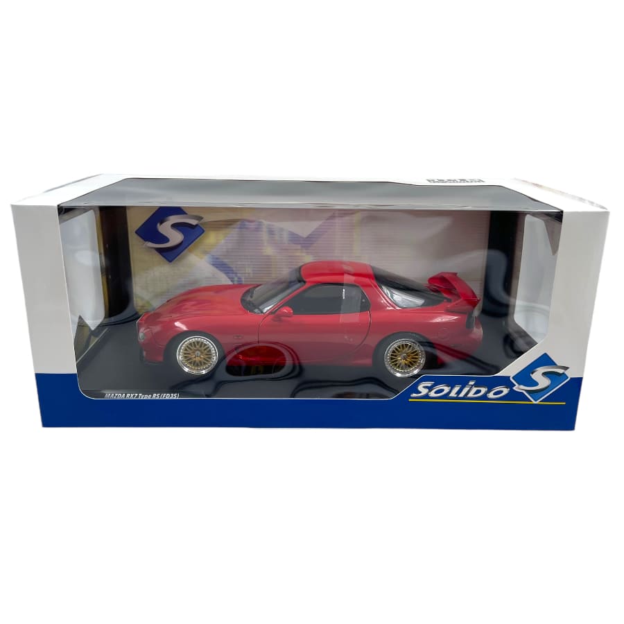 Solido Model Car 1/18 Mazda RX7 Type RS (FD3S) 1994 Red