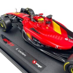 Alternative view of Model F1 Bburago 1/18 Ferrari SF-23 Special Edition Monza GP 2023 #16 C. Leclerc