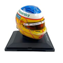 Alternative view of Mini Helmet F1 Spark 1/5 Scuderia Ferrari Charles Leclerc 2021 France Gp.