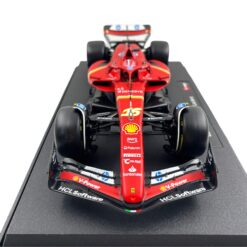 Alternative view of F1 model Bburago 1/18 Ferrari SF-24 C. Leclerc #16 2024