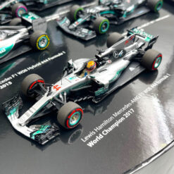 Alternative view of Set F1 Models Minichamps 1/43 Mercedes GP McLaren MP4/23 Lewis Hamilton #44 World Champion x7 Limited Edition