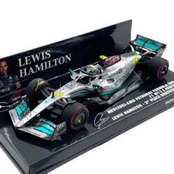F1 model Minichamps 1/43 Mercedes AMG Petronas Team W13 E L. Hamilton #44 Brazilian GP 2022 Limited Edition