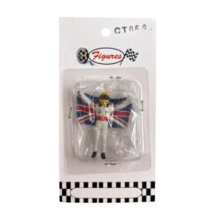 Action Figure Catrix 1/43 Hamilton Figure With Flag 2007