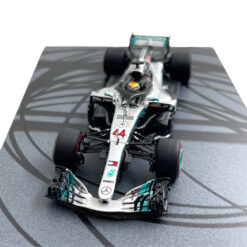 Alternative view of Model F1 Spark 1/43 Mercedes W07 Winner Abu Dhabi Gp 2018 F1 World Champ. L.Hamilton #44