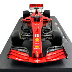 Alternative view of Bburago F1 model 1/18 Ferrari F1 SF90 2019 Charles Leclerc #16