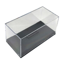 Display Case Models 1/43 Showcase Box1 Length cm 13.3 X Width cm 6.8 X Height cm 6.2+Black Flat Base
