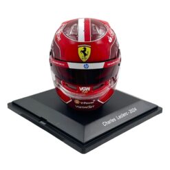 Alternative view of Mini Helmet Spark 1/5 Charles Leclerc SF-24 2024