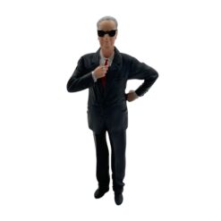 Action Figure KK 1/18 Enzo Ferrari In Black Suit