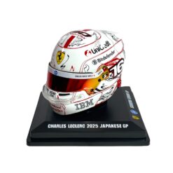 Mini Helmet Looksmart 1/5 Scuderia Ferrari Charles Leclerc #16 Japanese GP 2025