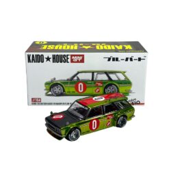Model Car Mini GT x Kaido House 1/64 Kaido Datsun 510 Wagon OG Flow Yellow