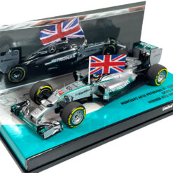 F1 model Minichamps 1/43 Mercedes AMG Petronas W05 Winner Abu Dhabi GP 2014 #44 L. Hamilton