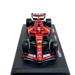 Alternative view of Model F1 Bburago Signature 1/43 Ferrari SF-24 Charles Leclerc #16 Monaco GP 2024