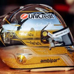 Mini Helmet F1 Looksmart 1/5 Ferrari Abu Dhabi Gp 2025 L.Hamilton #44