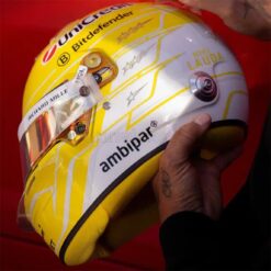 Mini Helmet F1 Looksmart 1/5 Ferrari Monza Gp 2025 50th anniversary N.Lauda World Champ. L.Hamilton #44