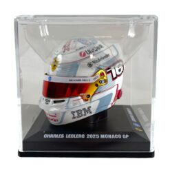 Alternative view of Mini Helmet Looksmart 1/5 Ferrari Monaco Gp 2025 C. Leclerc #16