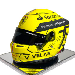 Mini Helmet Bell 1/2 Scuderia Ferrari Charles Leclerc #16 Monza GP 2022 Limited Edition