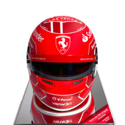 Alternative view of Mini Helmet Bell 1/2 Scuderia Ferrari Charles Leclerc #16 Las Vegas GP 2023 Limited Edition