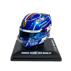 Mini Helmet Looksmart 1/5 Ferrari Charles Leclerc No.16 Miami Gp 2025