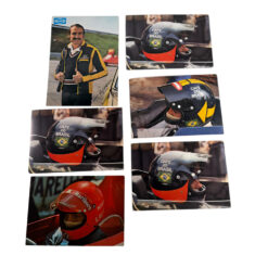 Vintage 1970s Postcards F1 Drivers 6 pcs