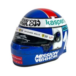 Mini Helmet Bell Racing 1/2 Ferrari Charles Leclerc #16 Monaco Gp 2021 Signed