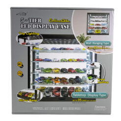 Triple9 Showcase 1/64-1/43 5-Tier Led Display Case Black