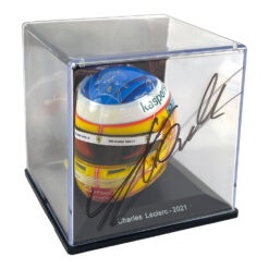 Mini Helmet Spark 1/5 Scuderia Ferrari Charles Leclerc #16 France GP 2021 signed by Leclerc
